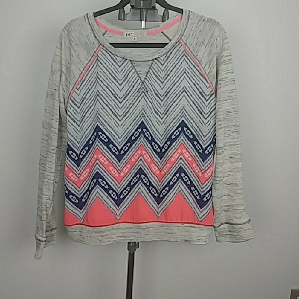 Jolt Medium Sweatshirt Blue and Pink